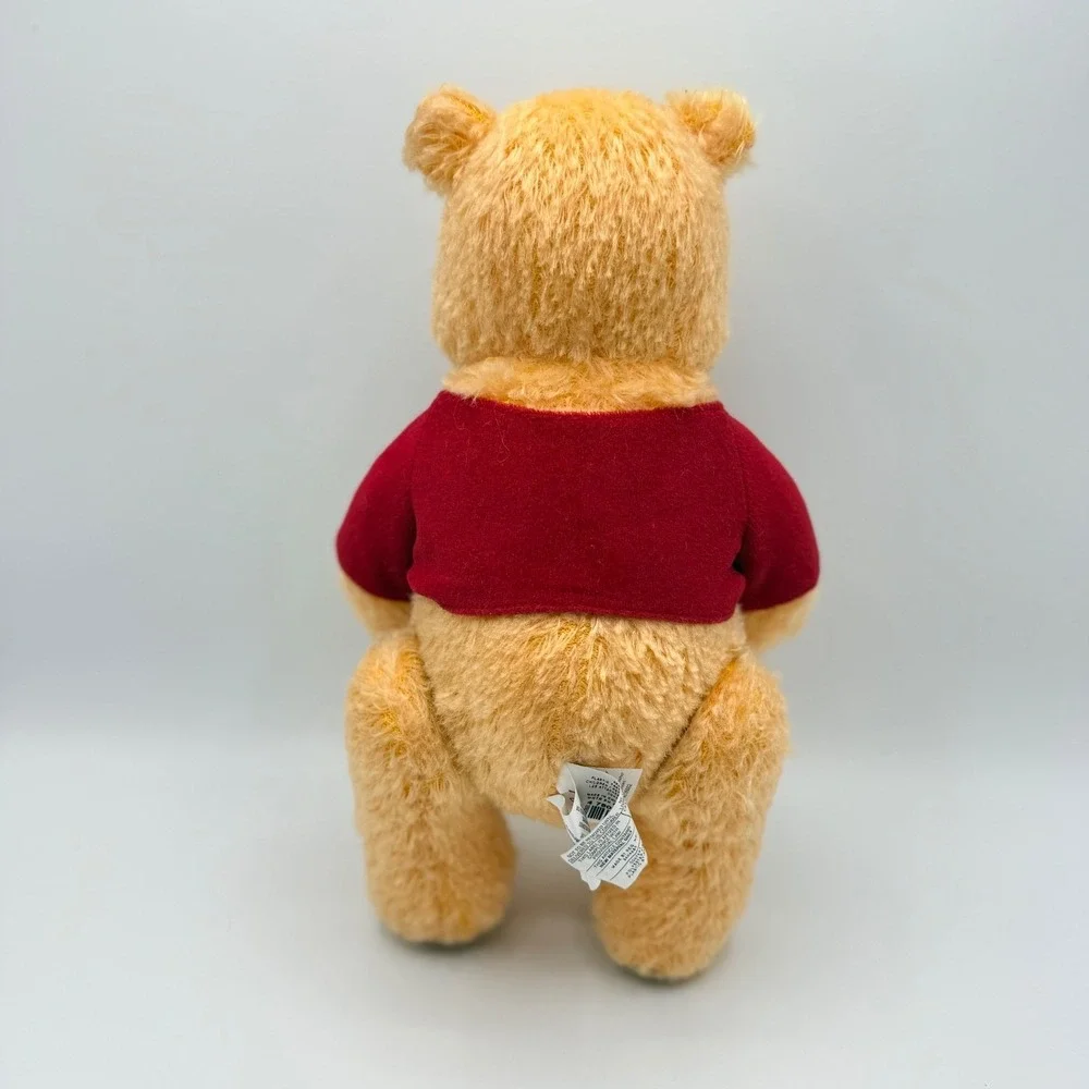 Vintage Disney 2002 Holiday Winnie the Pooh Stuffed Plush Toy Christmas Bear